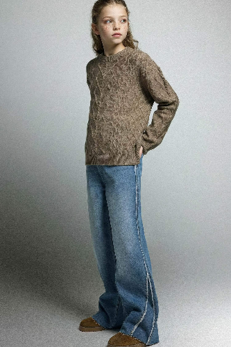 Resim Defacto Kız Çocuk Jean Pantolon G3646A8/NM28