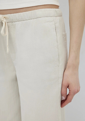 Resim Mavi Kadın Kanvas Pantolon M1011203-35043