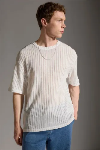 Resim Defacto Erkek T-shirt G4278AX/ER105