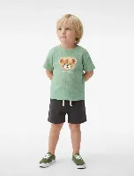 Resim Koton Erkek Bebek T-shirt 6SMB10224TK