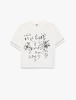 Resim Koton Kız Çocuk T-shirt 6SKG10119AK