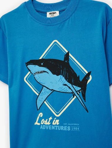 Resim Koton Erkek Çocuk T-shirt 6SKB10067TK