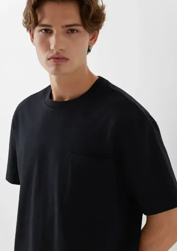 Resim Mavi Erkek T-shirt M066248-900