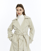 Resim Yenikoza Kadın Pardesü / Trençkot