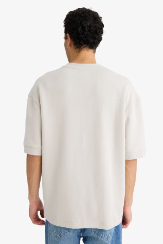 Resim Defacto Erkek T-shirt B4844AX/GR368