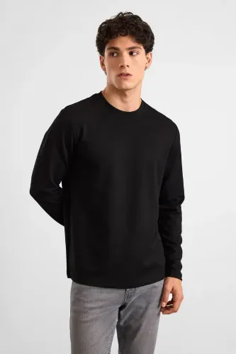 Resim Süvari O Yaka Double Face Erkek Sweat Ssw2013700035