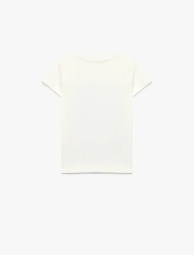Resim Koton Kız Çocuk T-shirt 6SKG10336AK