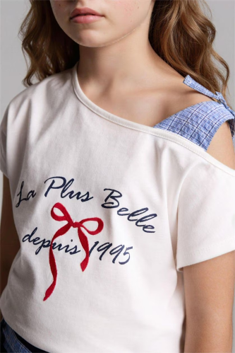 Resim Defacto Kız Çocuk T-shirt H1437A8/ER105