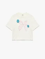 Resim Koton Kız Çocuk T-shirt 6SKG10541AK