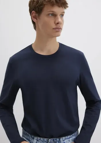 Resim Mavi Erkek T-Shirt M062477-27308