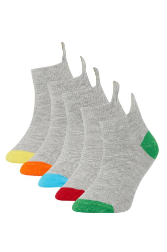 Resim Defacto Erkek Çocuk Kısa Çorap W8894A6/GR2