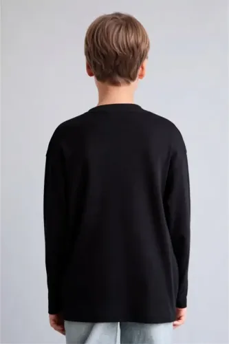 Resim Defacto Uzun Kol Erkek Çocuk Sweat E9661A8/BK81
