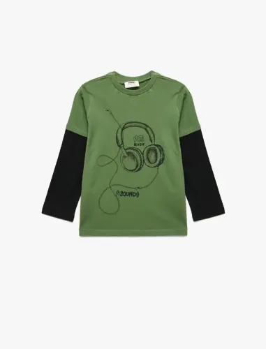 Resim Koton Erkek Çocuk Sweat 7WKB10141TK