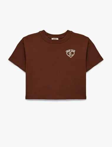 Resim Koton Kız Çocuk T-shirt 6SKG10401AK