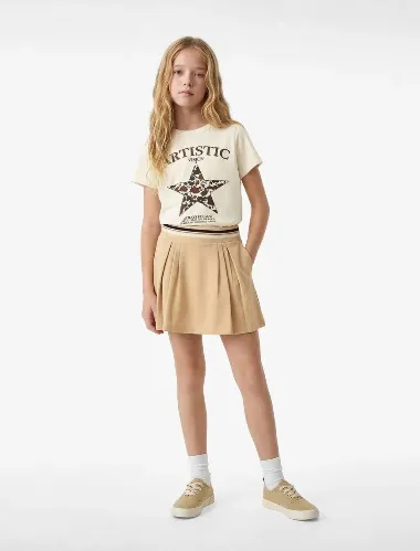Resim Koton Kız Çocuk T-Shirt 6Skg10318Ak