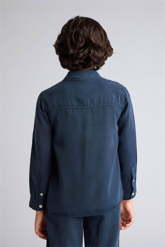 Resim Defacto Erkek Çocuk Uzun Kol Gömlek G5005A8/NV175