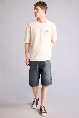 Resim Defacto Erkek T-shirt G8261AX/ER105
