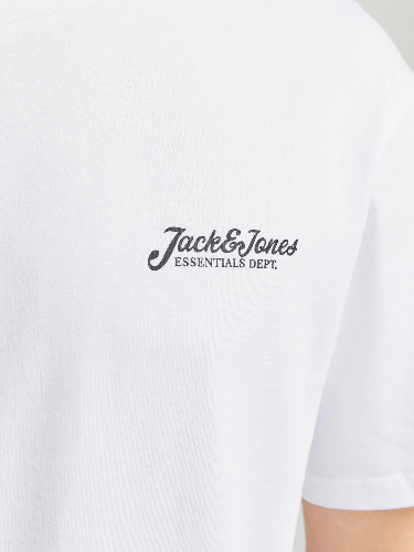 Resim Jack & Jones Jwhbeau Tee Ss Frontprınt Crew Neck Erkek T-Shirt 12298012