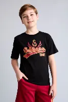 Resim Defacto Erkek Çocuk T-shirt H7790A8/BK81