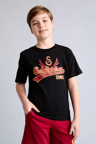 Resim Defacto Erkek Çocuk T-shirt H7790A8/BK81