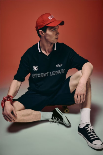 Resim Defacto Erkek T-shirt G4270AX/BK81