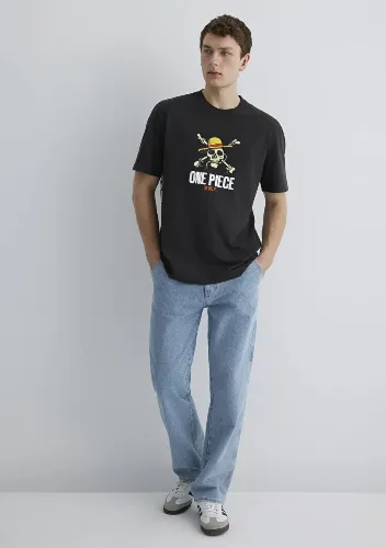 Resim Mavi Erkek T-shirt M0612662-70092