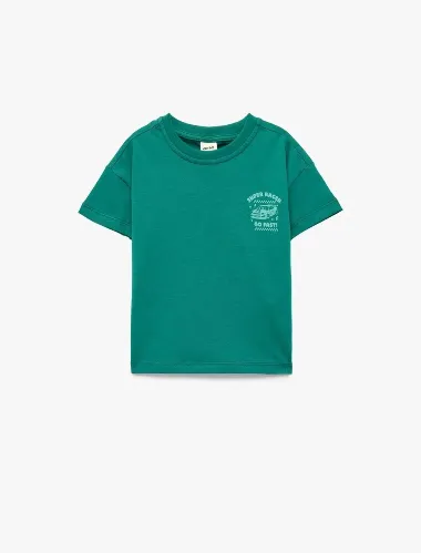 Resim Koton Erkek Bebek T-shirt 6SMB10171TK