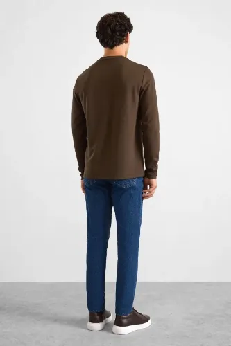Resim Süvari O Yaka Double Face Erkek Sweat Ssw2013700035
