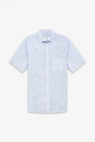 Resim Süvari Cotton Regular Kısa Kol Erkek Gömlek Sgm2017700002
