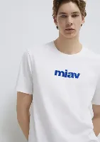 Resim Mavi Erkek T-Shirt M067153-620