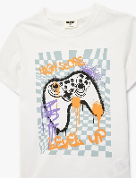 Resim Koton Erkek Çocuk T-shirt 6SKB10054TK