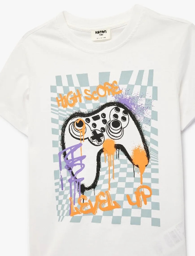 Resim Koton Erkek Çocuk T-shirt 6SKB10054TK