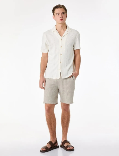 Resim Koton Erkek Penye Şort 6SAM40003MK