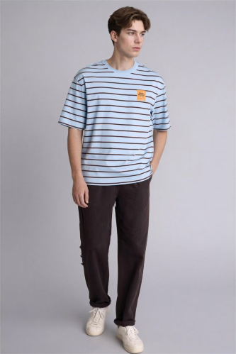 Resim Defacto Erkek T-shirt H4708AX/BE302