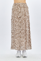 Resim Viole&More Kadın Etek Uzun Önden Düğmeli