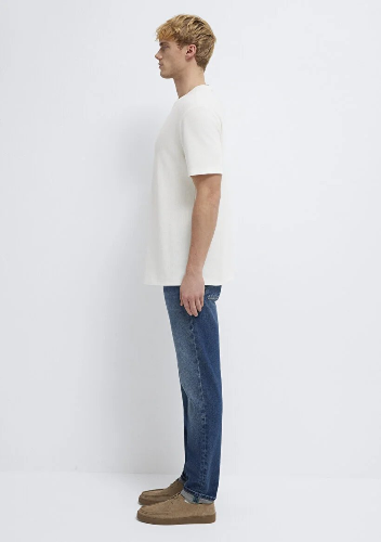 Resim Mavi Erkek T-shirt M0613153-70056