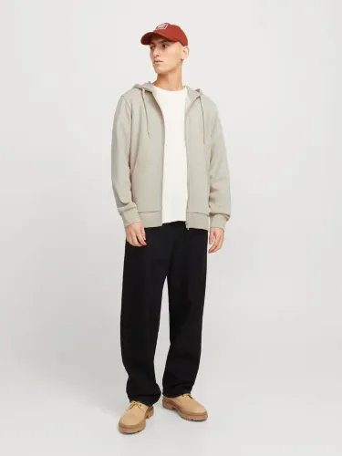 Resim Jack & Jones Jjecorp Logo Sweat Zıp Hood Noos Erkek Sweat 12265177