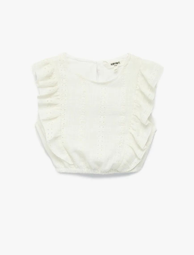 Resim Koton Kız Çocuk Bluz 6SKG60151AW