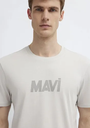 Resim Mavi Erkek T-shirt M0612896-70080