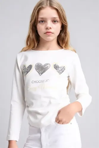Resim Defacto Uzun Kol Kız Çocuk Sweat I2712A8/WT34