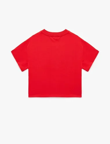 Resim Koton Kız Çocuk T-shirt 6SKG10108AK