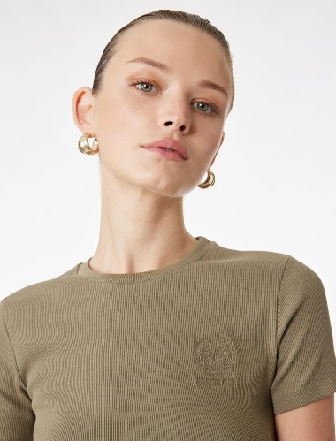 Resim Koton Kadın T-shirt 6SAK50074EK