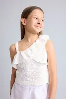 Resim Defacto Kız Çocuk T-shirt H7255A8/WT34