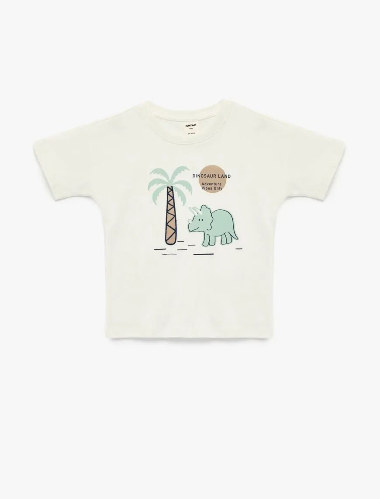Resim Koton Erkek Bebek T-shirt 6SMB10047TK