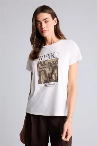Resim Defacto Kadın T-shirt H1395AX/ER105