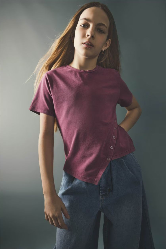 Resim Defacto Kız Çocuk T-shirt H1082A8/PN10