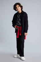 Resim Defacto Erkek Çocuk Kanvas Pantolon G4035A8/BK81