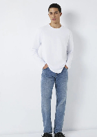 Resim Mavi Erkek T-shirt M0613170-620