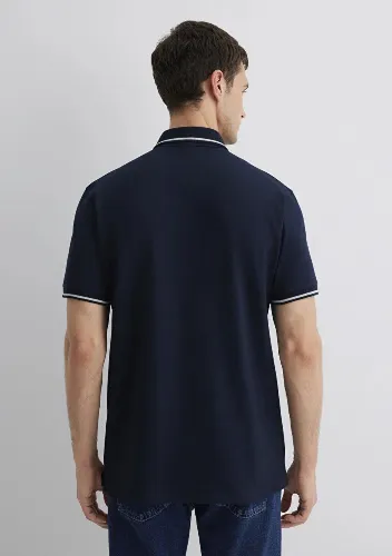 Resim Mavi Erkek T-shirt M0612648-80872