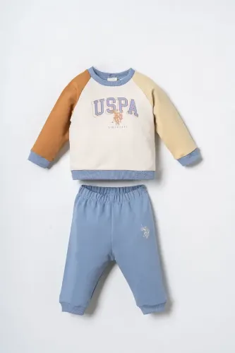 Resim U.S. Polo Assn Bebek Erkek Bebek Sweat Takım USB3174